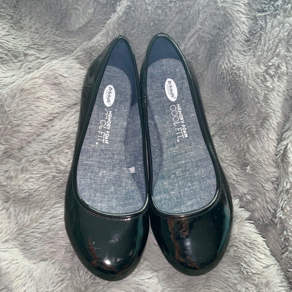 New never worn Dr Scholls black flats 6